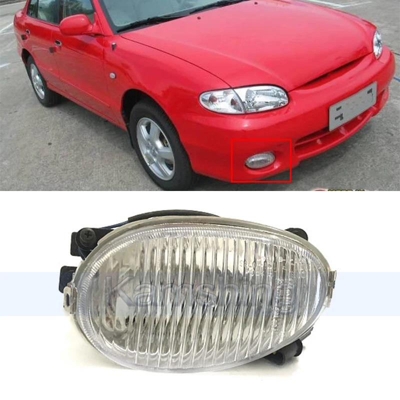 

Kamshing Front Bumper Foglight For Kia Rio 2002-2004 Driving Lamp Front Fog Light Fog Lamp Foglamp Signal Light