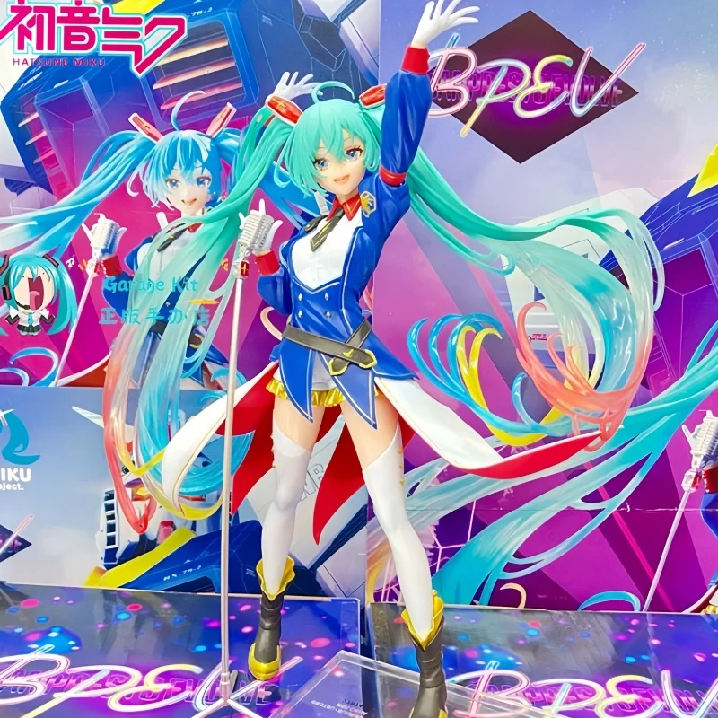 在庫ありバンダイオリジナル本物-bpev-バンプレスト進化コラボレーション初音ミク-30-センチコレクションモデルおもちゃフィギュアギフト