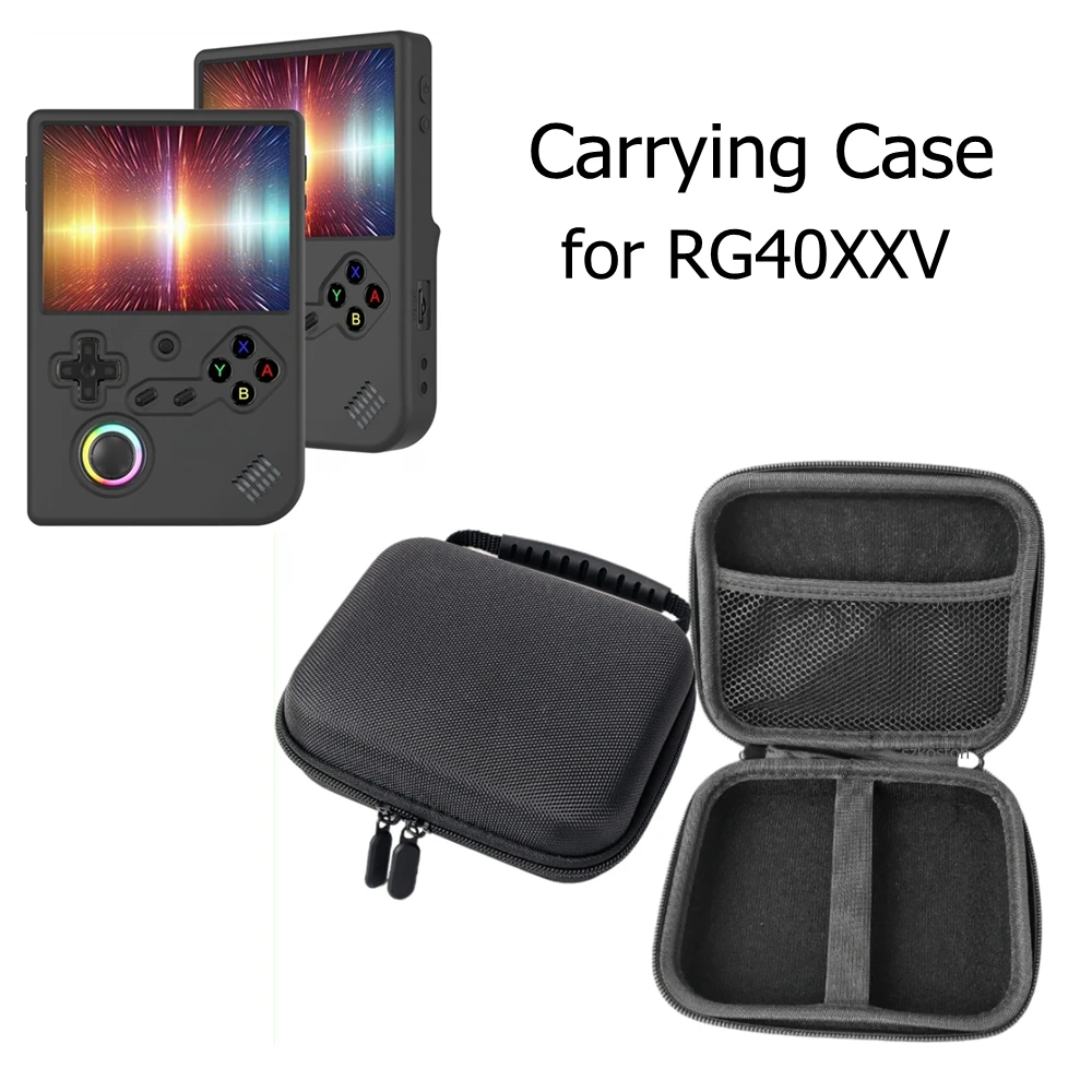 Anbernic RG40XXV 휴대용 게임 콘솔 핸드백 여행용 운반 케이스 RG40XX V 휴대용 가방 용 하드 쉘 방수