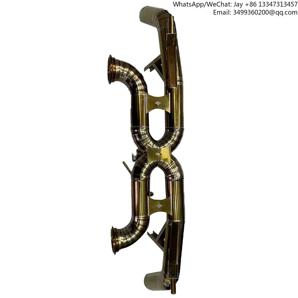 

Высококачественная титановая выхлопная система Performance Return для Audi R8 5.2 V10 2015-2017, выхлопные трубы