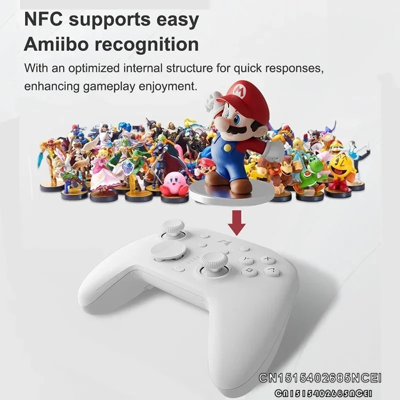 Zuno MOBAPAD N1S/N1 HD Bluetooth Gamepad controlador de juego inalámbrico con Joystick de efecto Hall para Nintendo Switch OLED PC IOS