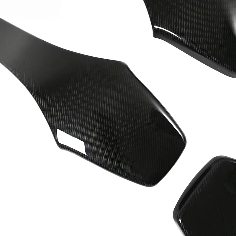Dry Carbon Fiber 4Pcs Car Inner Seat Back Covers Trims for BMW F80 M3 F82 F83 M4 Sedan Coupe Convertible 2014 - 2018