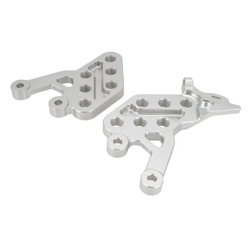 Aluminum Alloy Durable Anodized Adjustable Foot Pegs Bracket with 12-Month Warranty for Electric Motorcycle