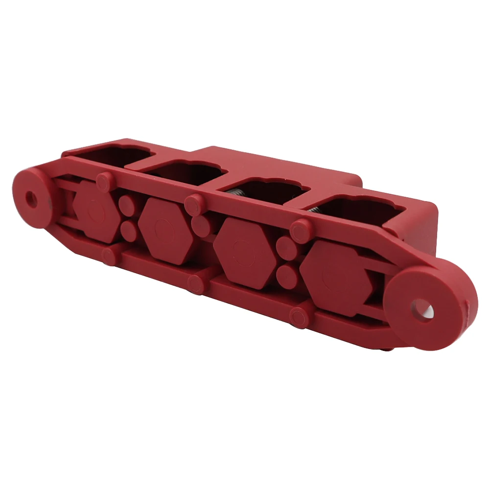 

ABGE-4Pcs M8+M10 250A 4 Post Terminal Studs Busbar Battery Car Rv-Marine Cable Organizer Box Black+Red