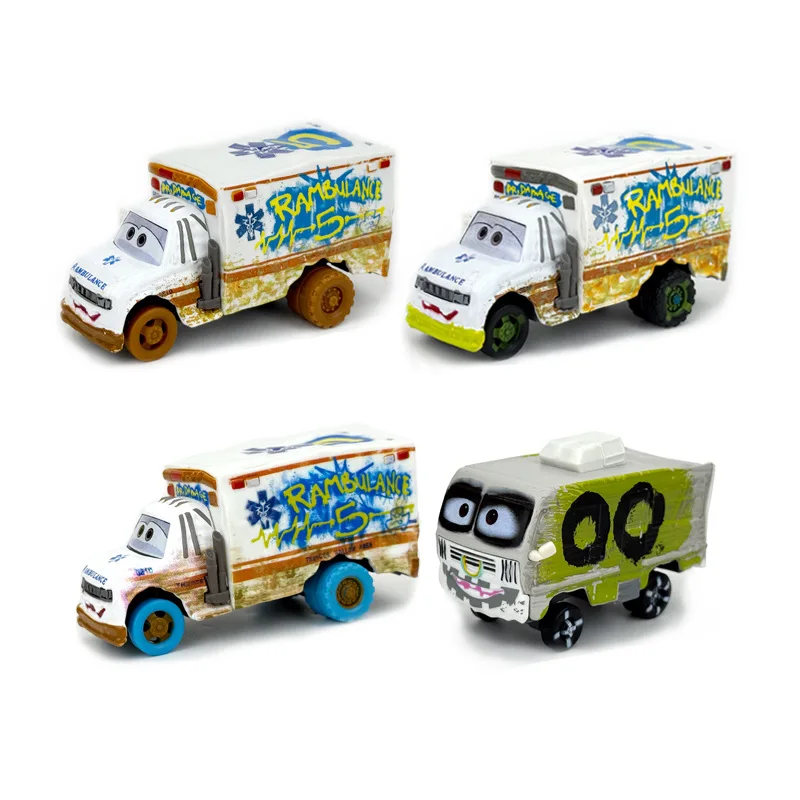 1:55 Scale Demolition Derby RV Alloy Car Toy Eco ABS Diecast Modified Camper Vehicle Kids Collectible Racing Model Gift