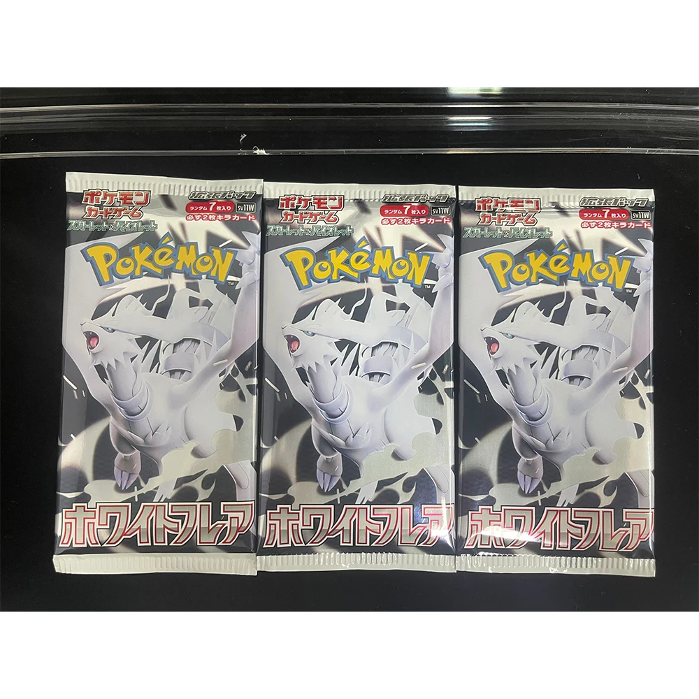 Ptcg Card Sv11 Reshiram Zekrom Scarlet Violet Booster Box Anime Collection Card Toy Gift