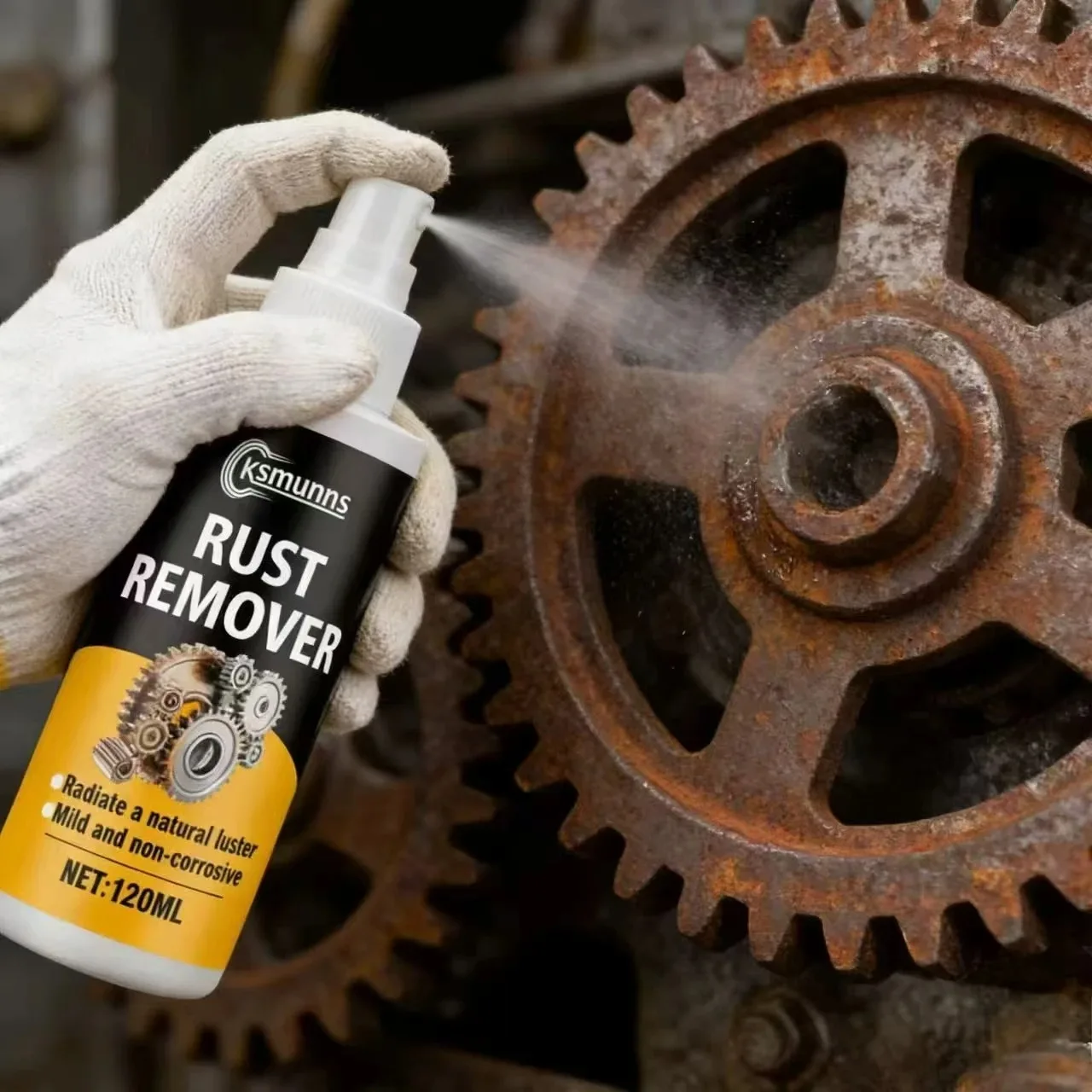 Fasilawei 120ML Rust Remover for BMW & Toyota - Car Metal Surface Rust Removal Mild Non-Corrosive Natural Luster Restorer
