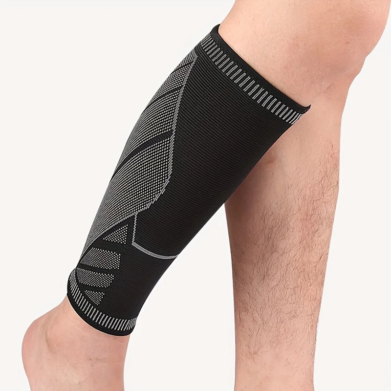 1 Stück Herren-Kompressions-Beinmanschetten – atmungsaktive Wadenstütze für den Lauf-, Basketball-, Marathon-Sportschutz – Detail 5