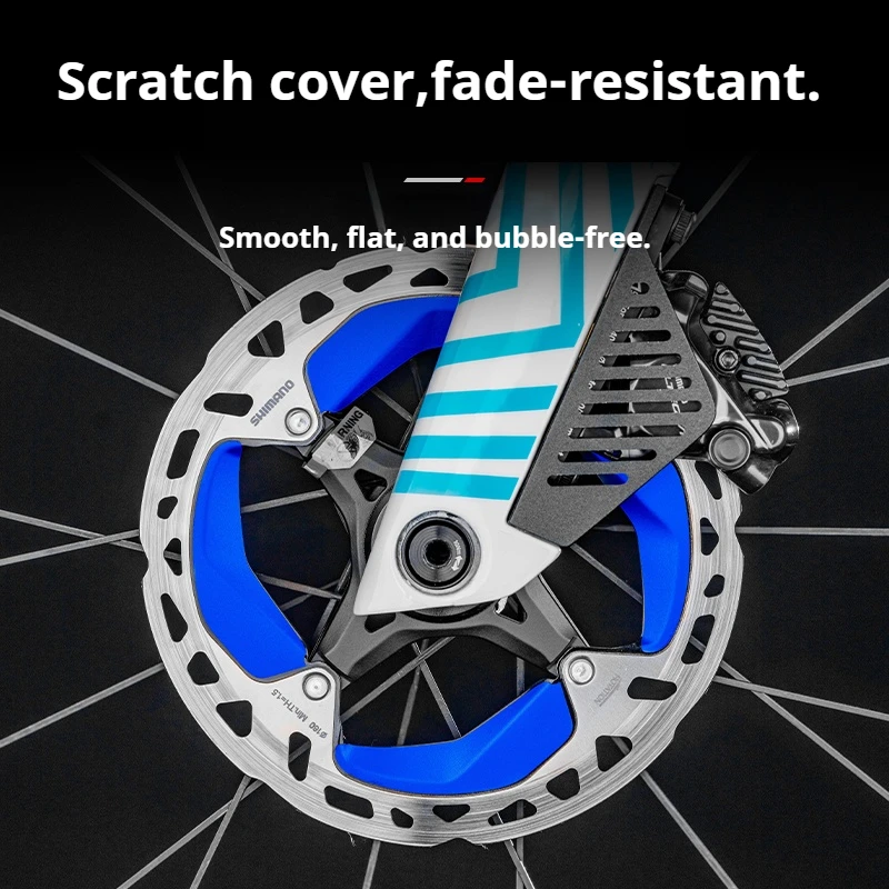 For Shimano CL800/MT800 Precision-Cut Disc Brake Stickers Gradient Color High-Quality Anti-Scratch Safe Decories
