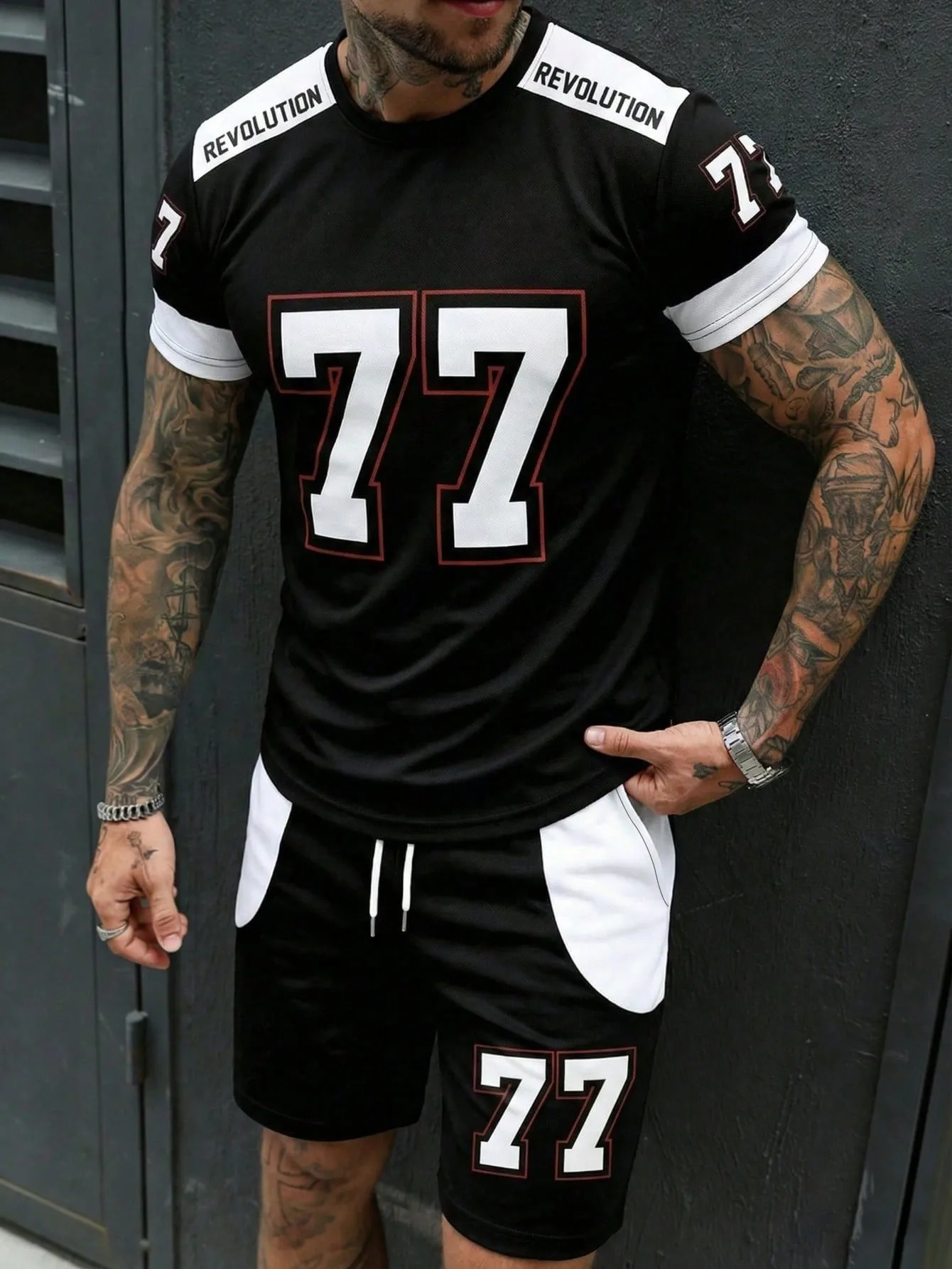 

2026 Summer Men's Suit with Digital Print Breathable Lightweight Casual Sports Outdoor Men's Clothing