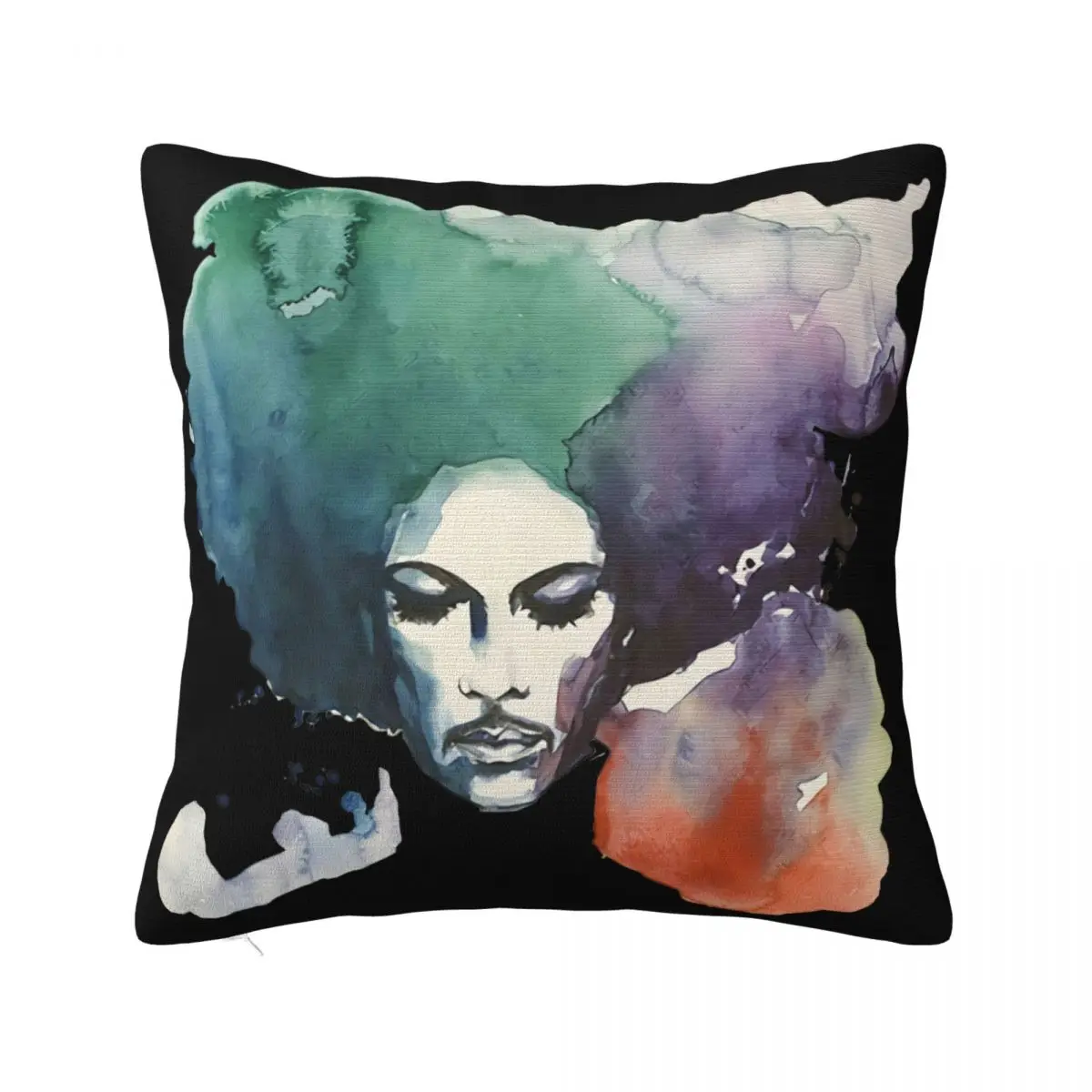 Prince Watercolor Portrait Vintage Mens Music Official Adults Leisure Comfortable Vacation Spring Design Loose Pillow Case