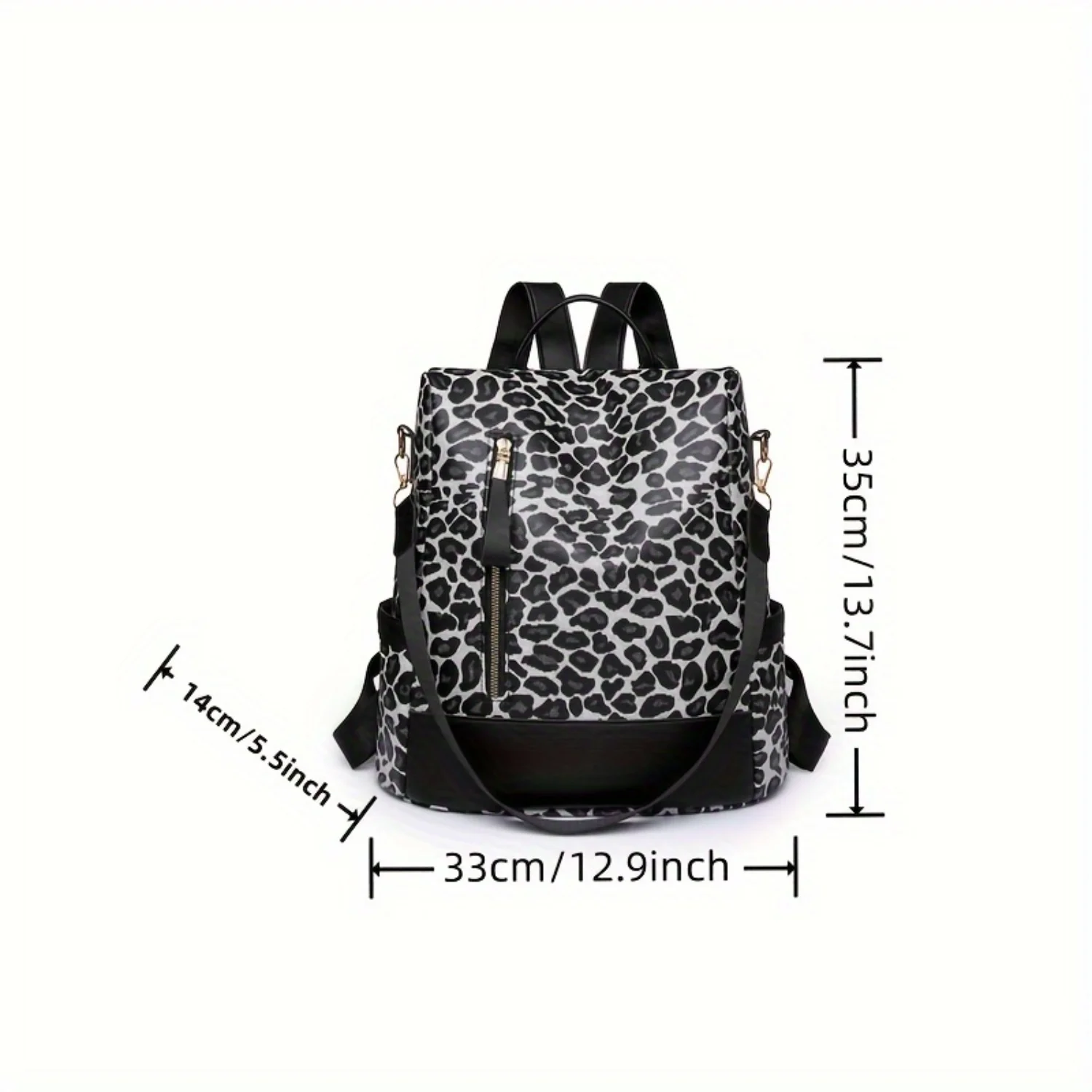 

Leopard Print Anti-theft Travel Backpack Purse for School Work Messenger bags Clear backpacks Dinosaur Quackity