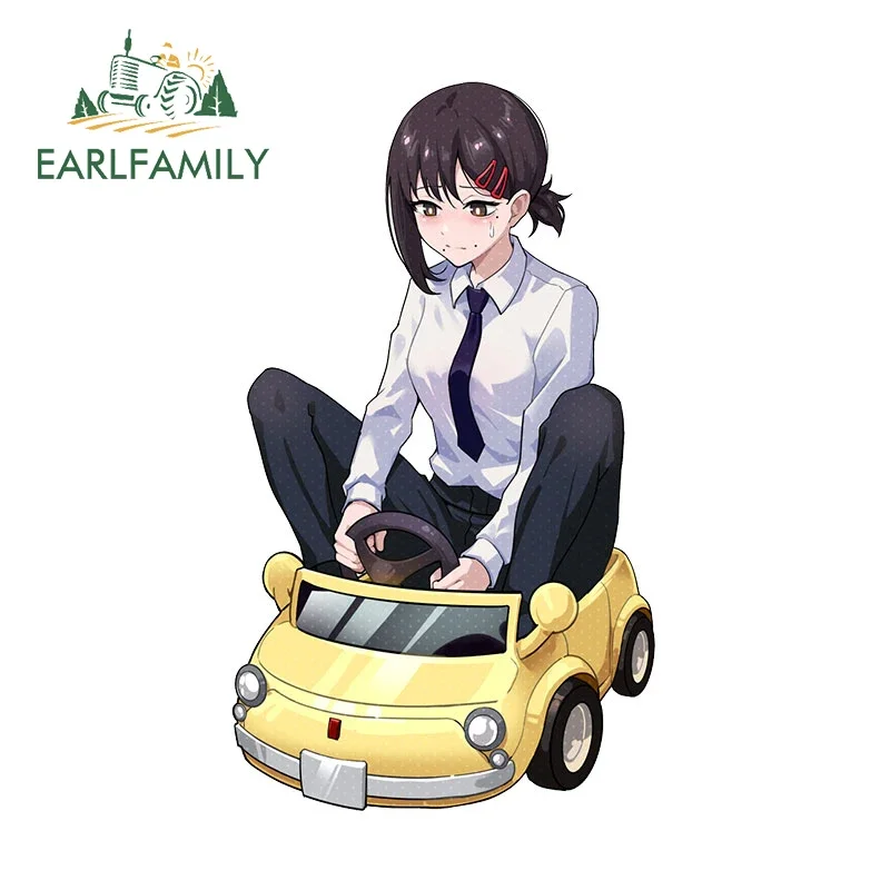 

EARLFAMILY 13cm x 7.5cm for Higashiyama Kobeni Car Sticker Anime Personality Auto Decal Creative Funny Sunscreen VAN Accessories