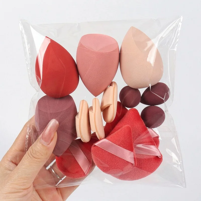 14PCS 14PCS Soft Makeup Sponge Beauty Blender Set Velvet Triangle Powder Puff Foundation Blending Cosmetic Make Up Tools - Aliexpress Deal