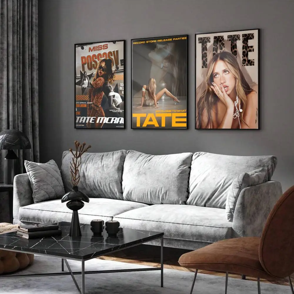 Singer T-Tate M-McRae Poster Home Living Bed Room Bar Hallway Sticky Wall Printing Waterproof Aesthetic Decor