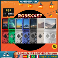 ANBERNIC RG35XXSP Retro Video Game Flip Handheld Game Consoles 3.5-inch IPS 640*480 Screen Linux WIFI RG 35XXSP 256G PSP 300Game