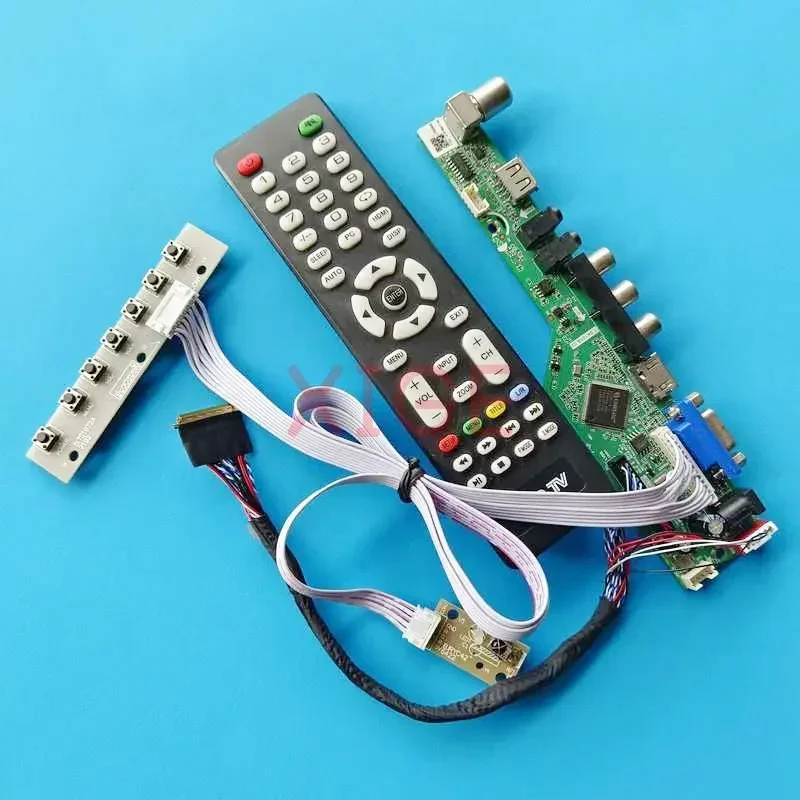 

Для LP156WHA-SLA2 LP156WHU-TLAA панель ноутбука USB + AV + VGA + HDMI 15,6 "LVDS 40Pin 1366x768 ТВ аналоговый контроллер плата драйвера DIY Kit