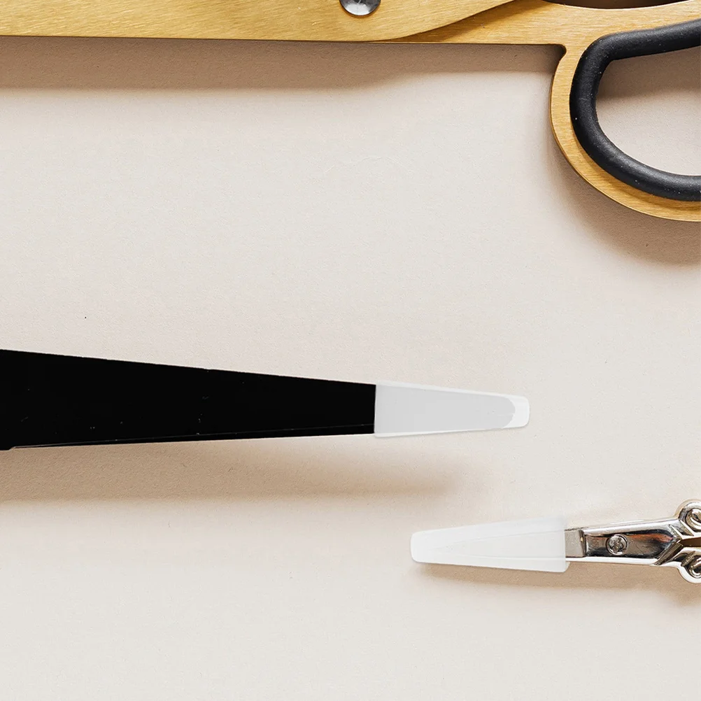 

100Pcs Knife Tip Covers Transparent Flexible Protective Sleeves Knife Blade Guards Kitchen Cutlery Accessories