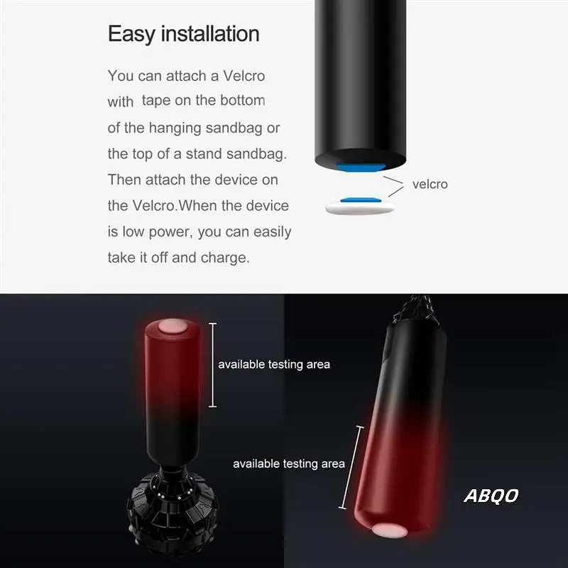 

Smart Force Tracker Punching Bag Power Meter Speed Test Boxing Kick Sensor Dynamometer Training Boxing Dynamometer