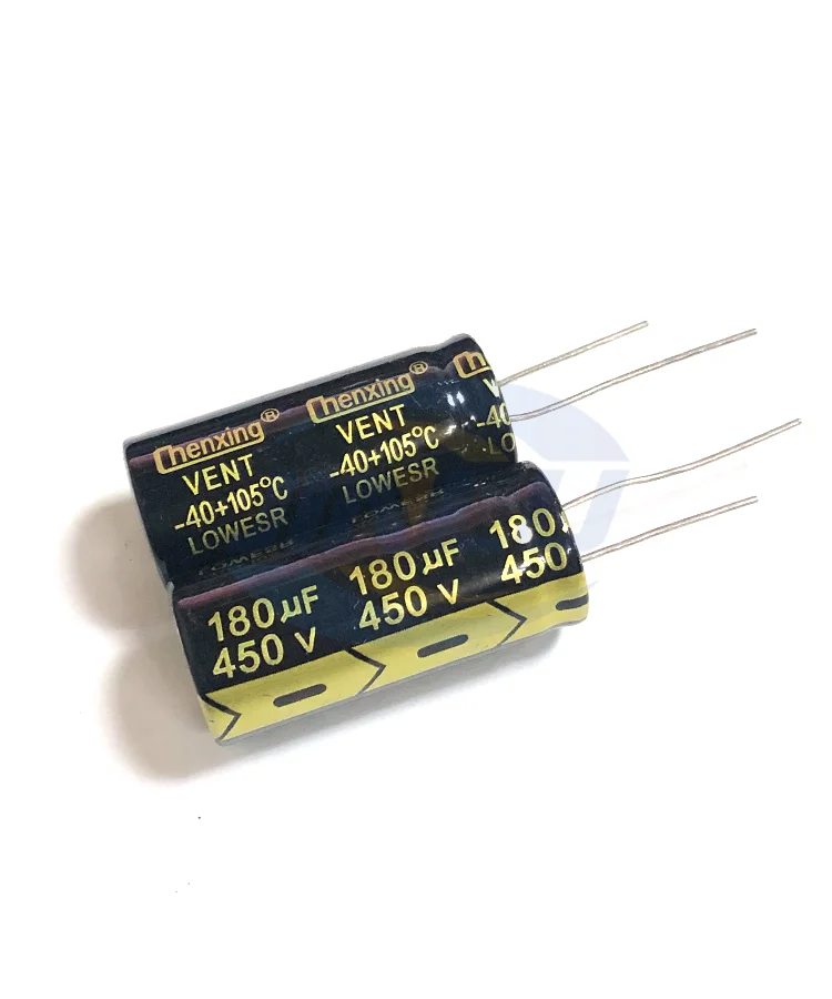 2PCS Electrolytic Capacitor 450V180UF 450V 180UF 18X40 mm High Frequency Low ESR Aluminum Capacitors