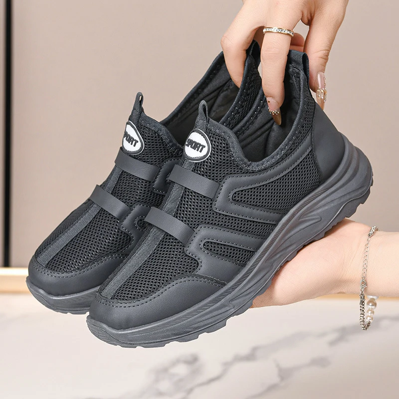 

Women Comfortable Lightweight Tennis Shoes Soft Breathable Mesh Casual Athletic Sneakers with Non Slip Outsole