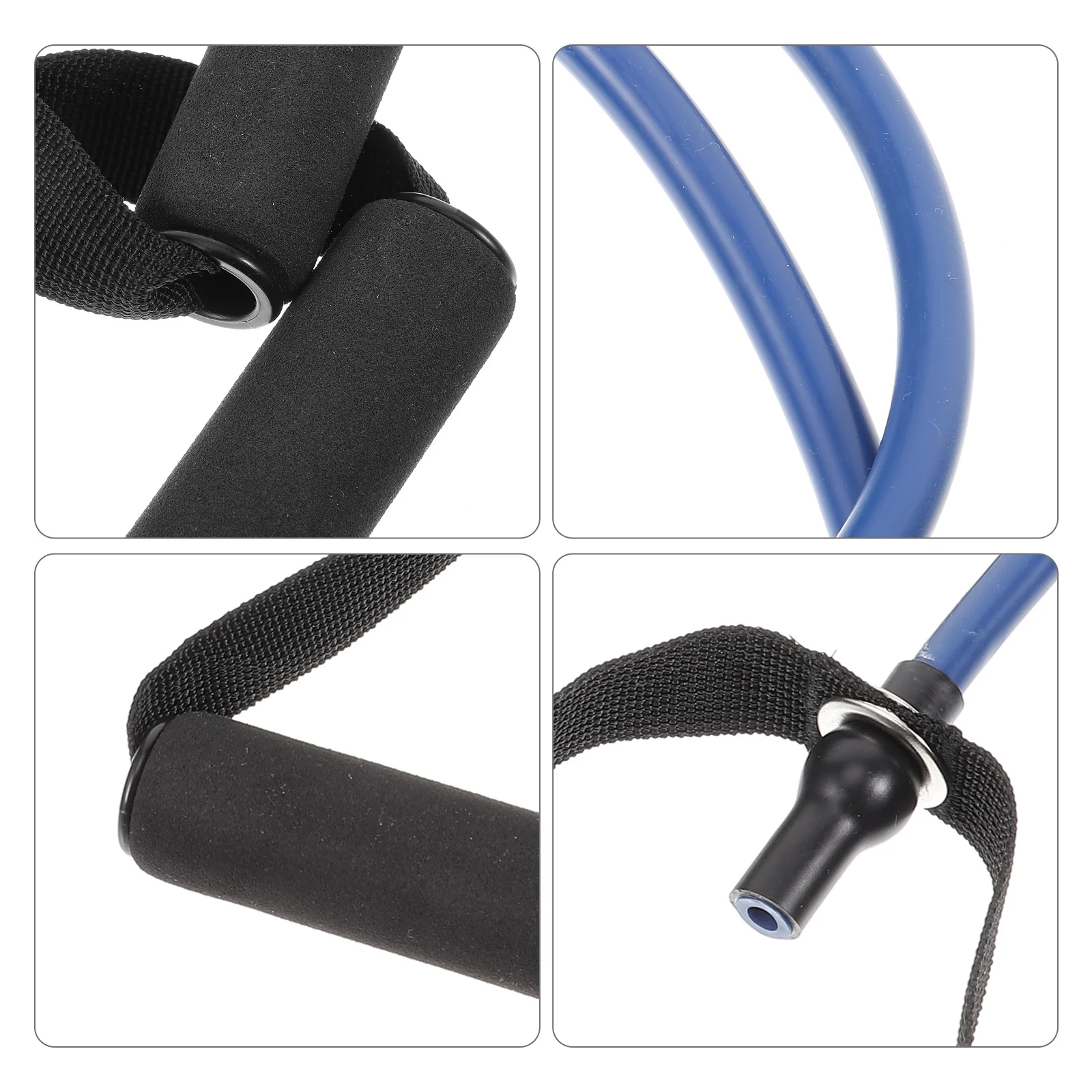 

Fitness Pulling Rope Latex Resistance Band Ergonomic Handle Sit-Up Exercise Muscle Training Rope Fitness Accessory Heavy Duty