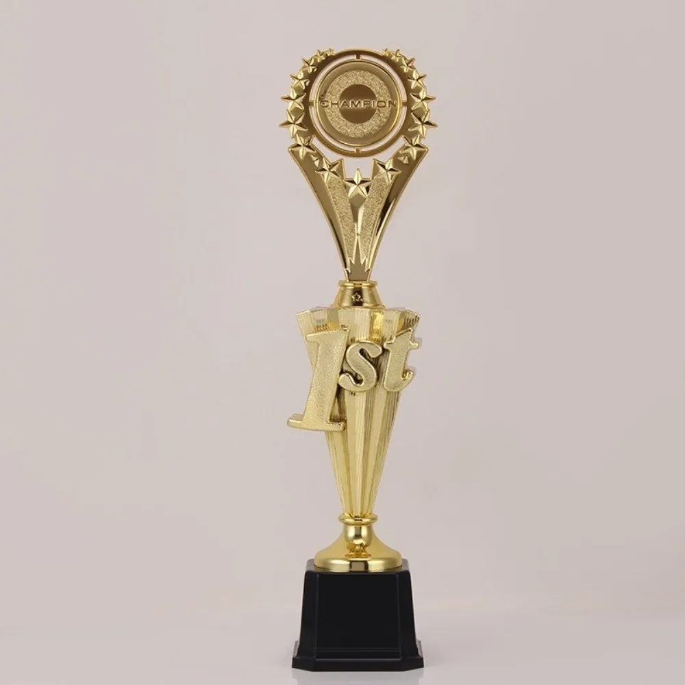 Creative Gold Award Cup Plastic First Place Prize Star Trophy Award Reward Ceremony Large Winner Cups For Team Sport Competition