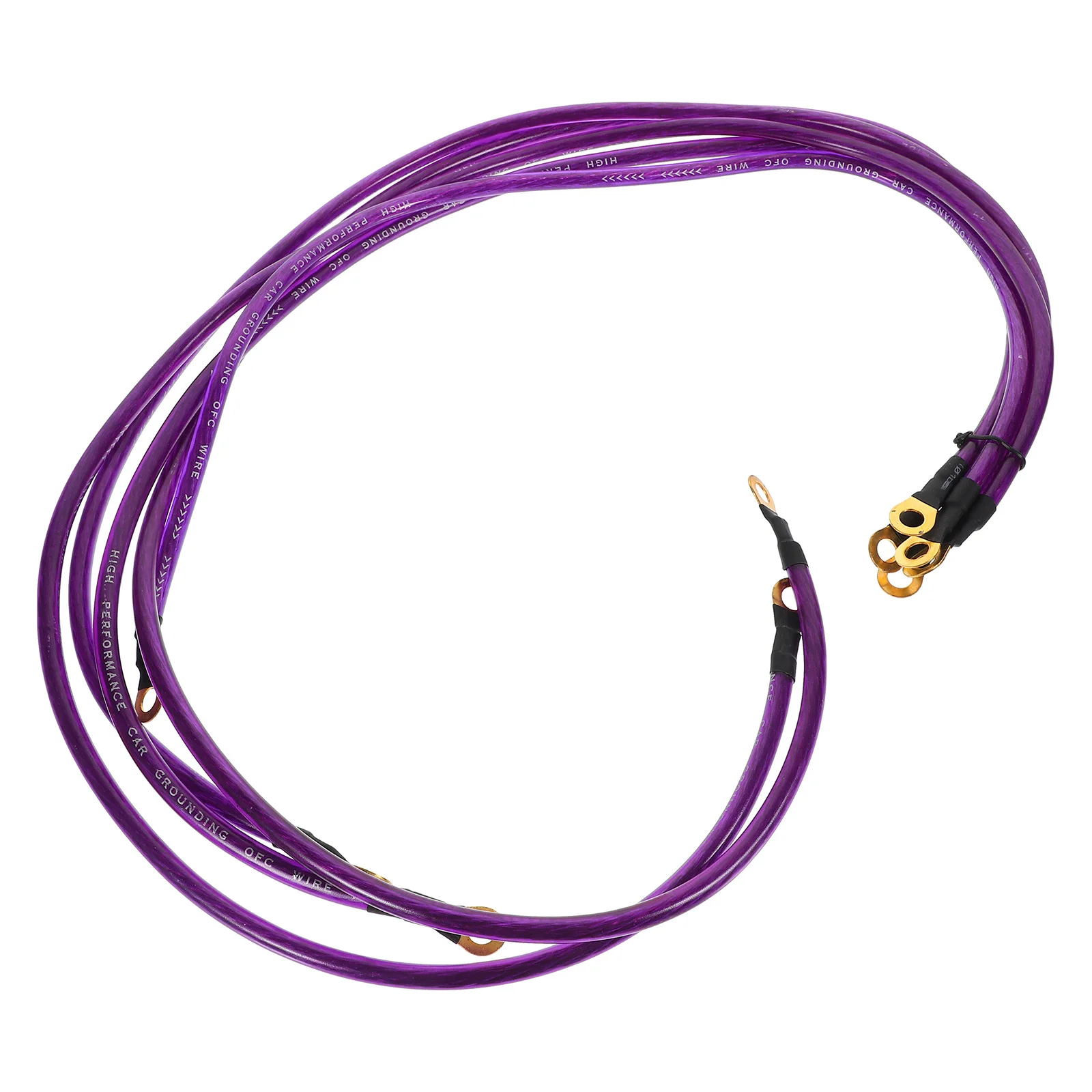 

5Pcs Hardware Accessories Audio Cables Sturdy Stereo Subwoofer Cable Easy Setup Stable Transmission Speaker Cable