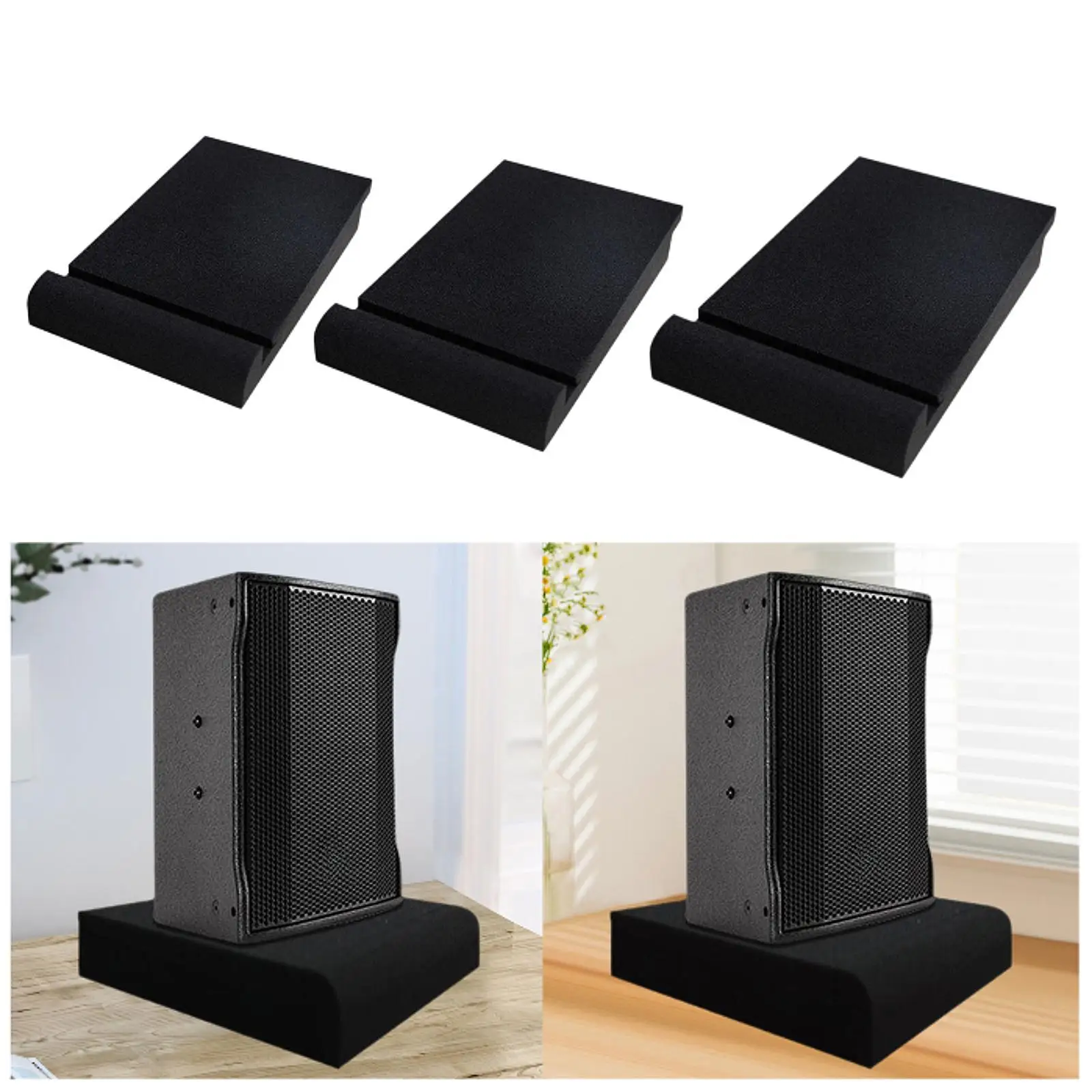 Adjustable Angle Studio Isolation Pad Sound Insulation Acoustic Foam for Speaker Stand Vibration Control