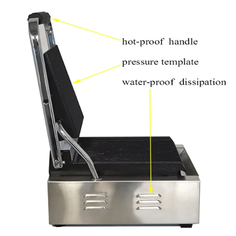 Commercial or household electric grill, household non stick pan, steak machine, non stick pan, 110V 220V