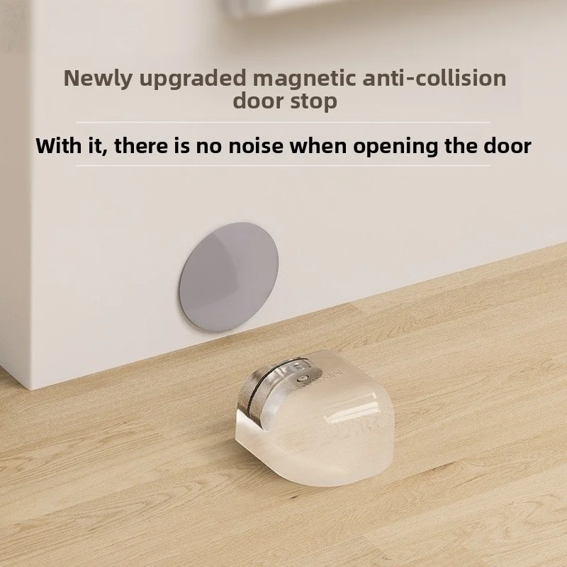 

Дверной стопор, прозрачный самоклеящийся дверной держатель без перфорации, дверной стопор для дома, защита стен и мебельных аксессуаров