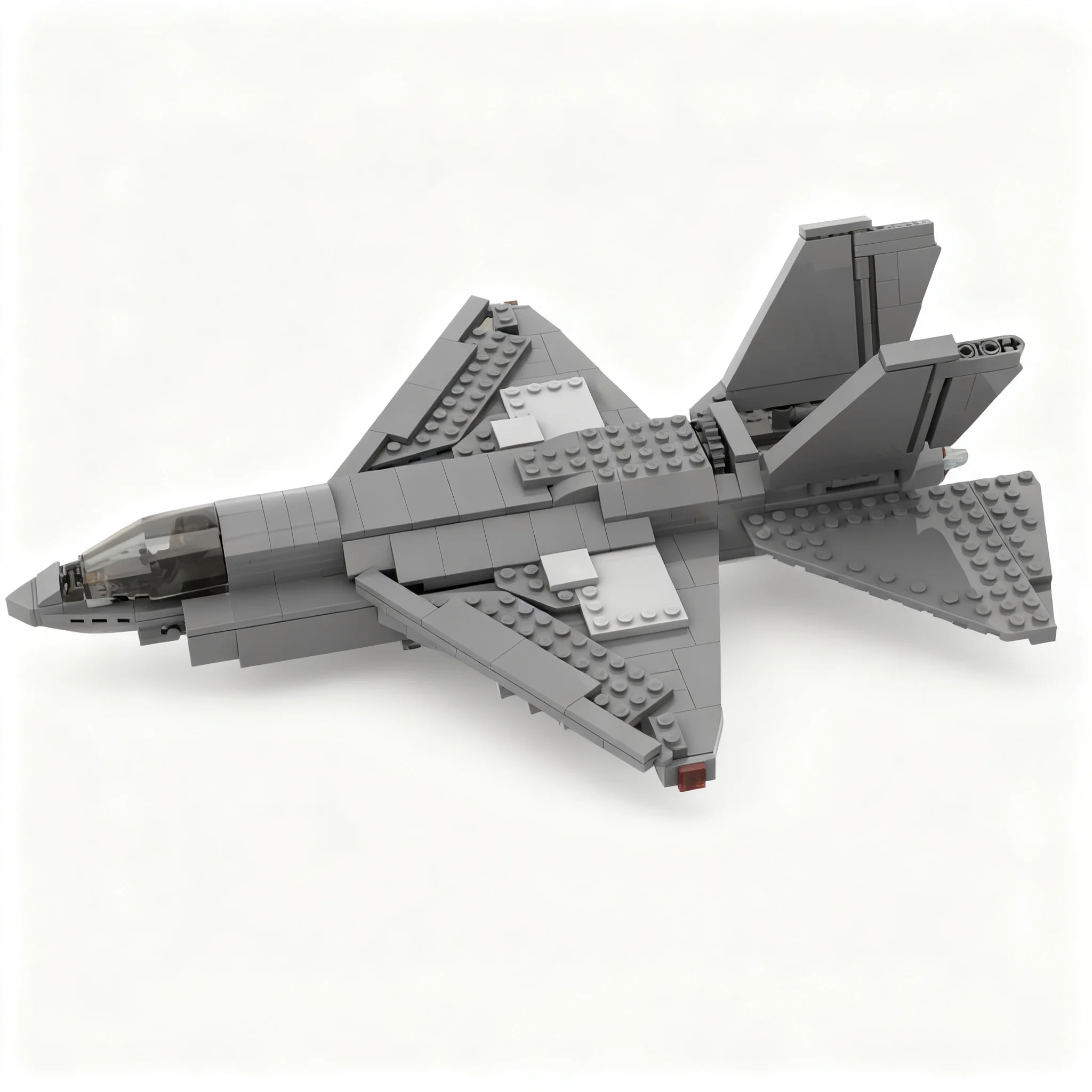 507pcs MOC City Traffic Lockheed Martin F-35A Lightning II Model Building Blocks Toy DIY Creative Education Craft Brick Birthday