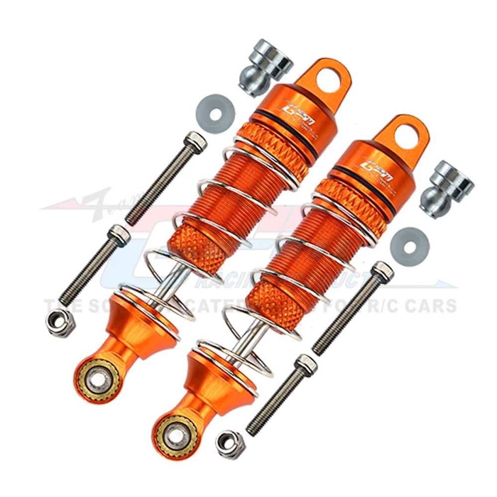 GPM معدن ألومنيوم 60 مم ممتص الصدمات الخلفي LOS 213001   لشاحنة ملعب LOSI 1/18 Mini-T 2.0 2WD LOS01019 LOS1056 LOS01015