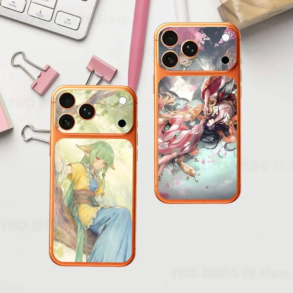Fox Spirit M-Matchmaker For Iphone 17 Pro ProMax Back Protective Decorative Sticker Back Cover