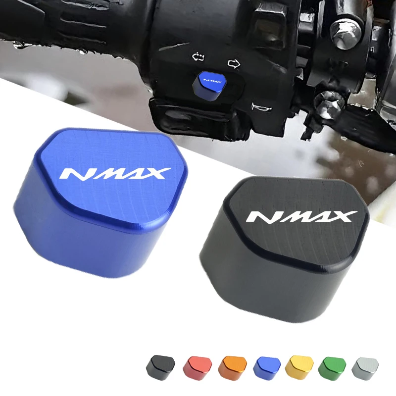 

Motorcycle Switch Button Turn Signal Switch Key Cap For YAMAHA Nmax N-max 125 155 2017- 2025 Accessories CNC Aluminum