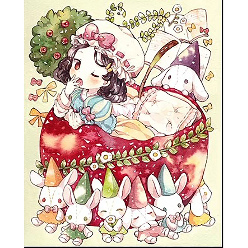 

ZZ7962 Cross Stitch NOT Cross-stitch Kit Embroidery Needlework Craft Cotton WITHOUT Fabric ONLY Floss Homfun Painting Crossing