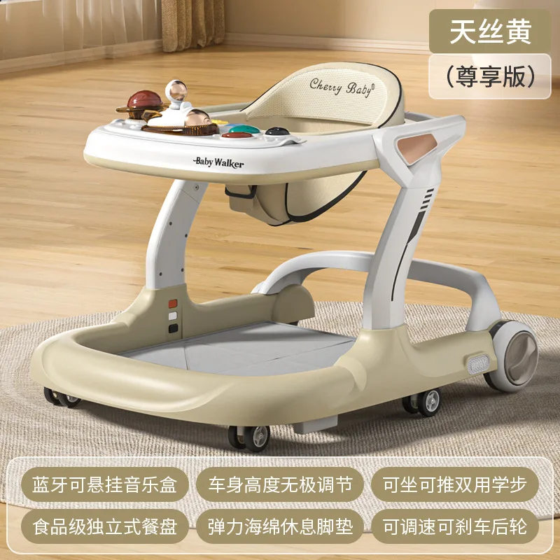 Multi-functional Baby Walker 5-in-1 Music Baby Walker Anti-fall Child Anti-rollover Baby Walker