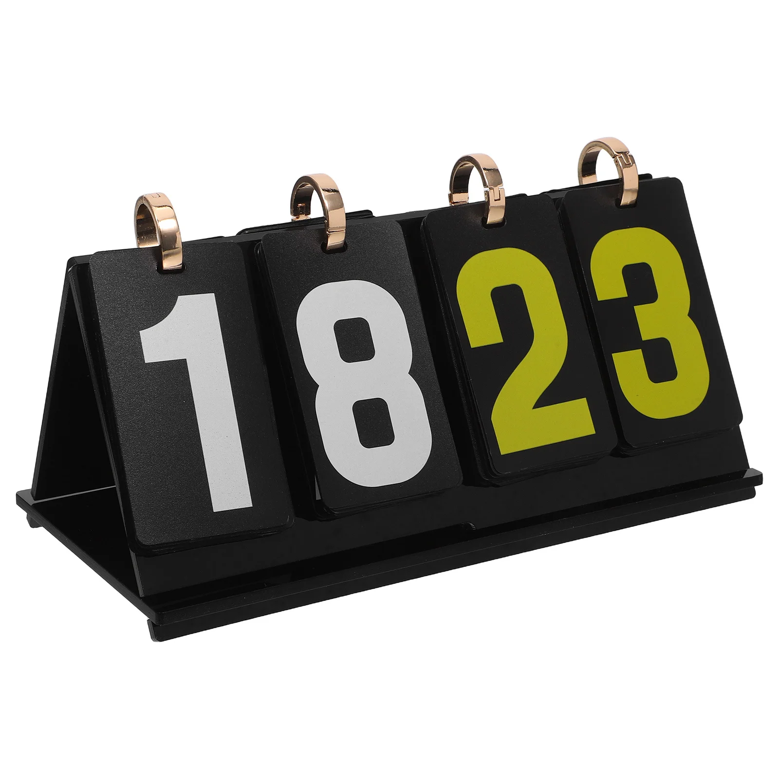 

4- Portable Tabletop Scoreboard For Card Snooker Billiards Table Tennis Sports Competition Night Score Keeper