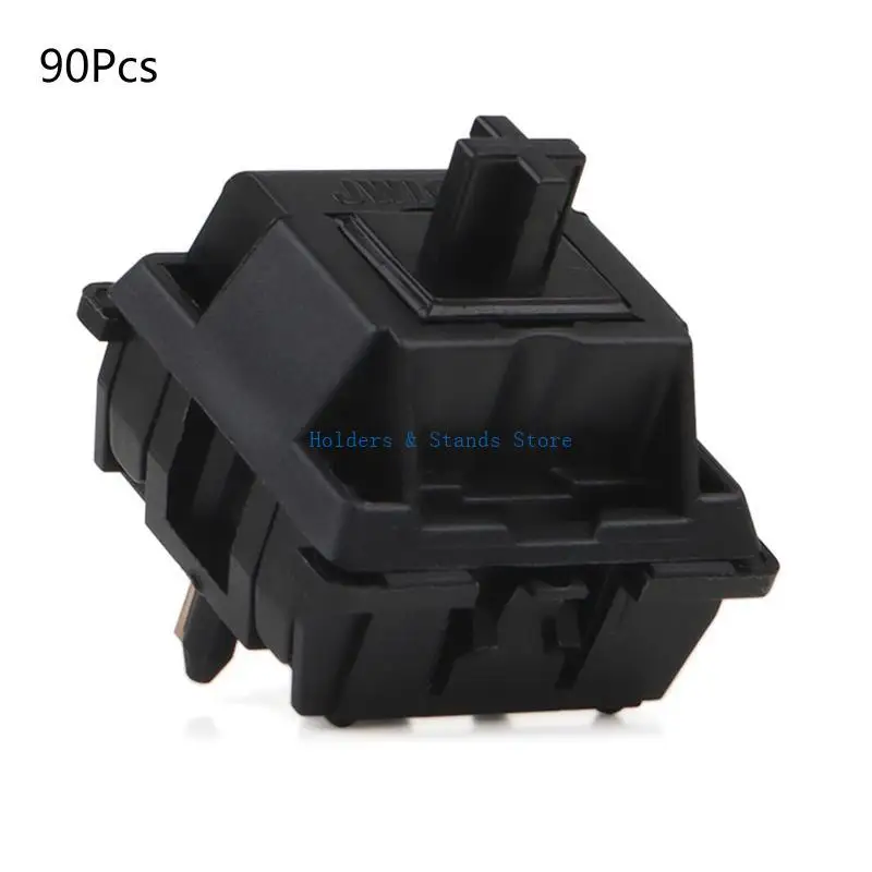 

Y4UE JWICK for Key Switch Mechanical Keyboard Smooth Linear Switches Nylon Black 58.5