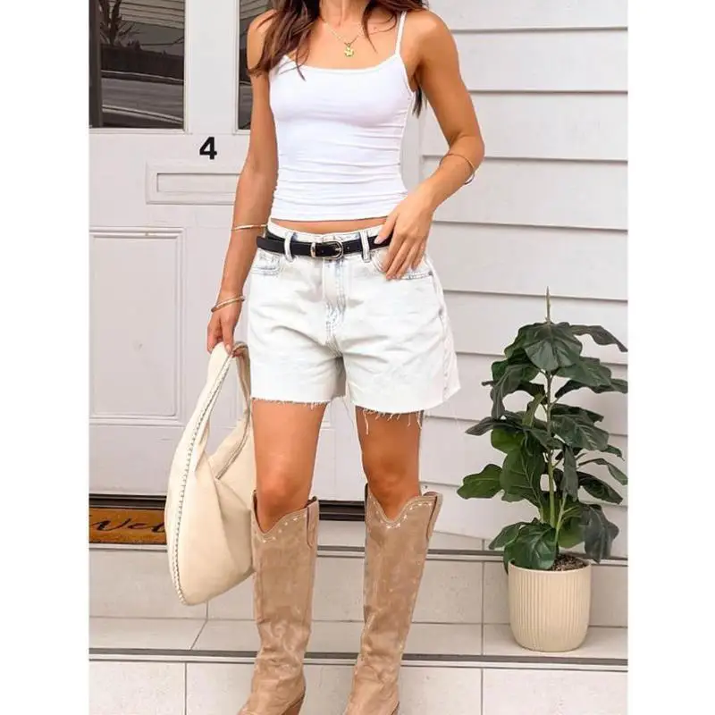 Pantalon de soldat parapluie en tissu PVC pour hommes et femmes, ample, décontracté, taille moyenne basse, pour personnes d'âge moyen, été