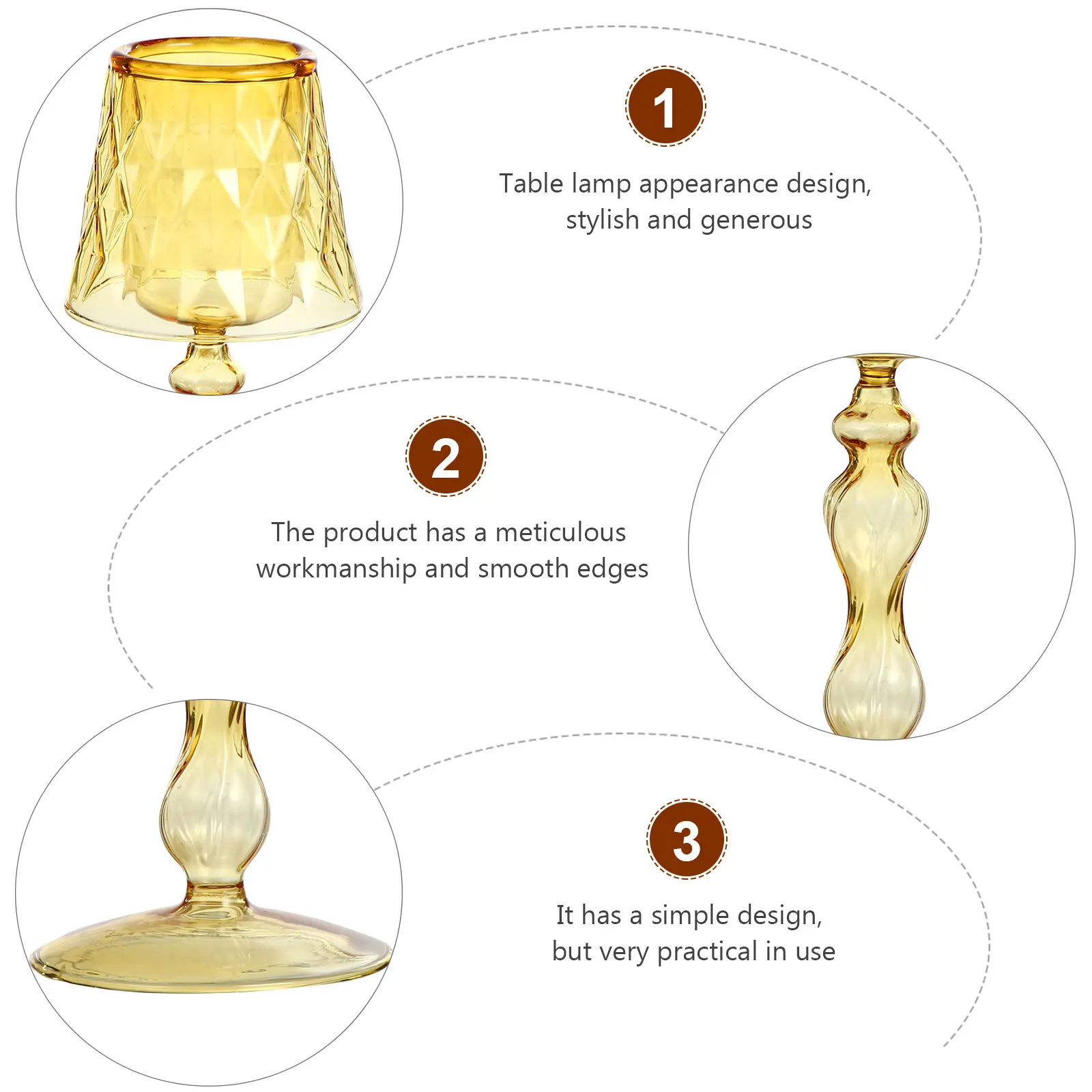 

Glass Holder Beautiful Creative Design Artistic Home Decoration Gift Idea for Friends Housewarming Stand