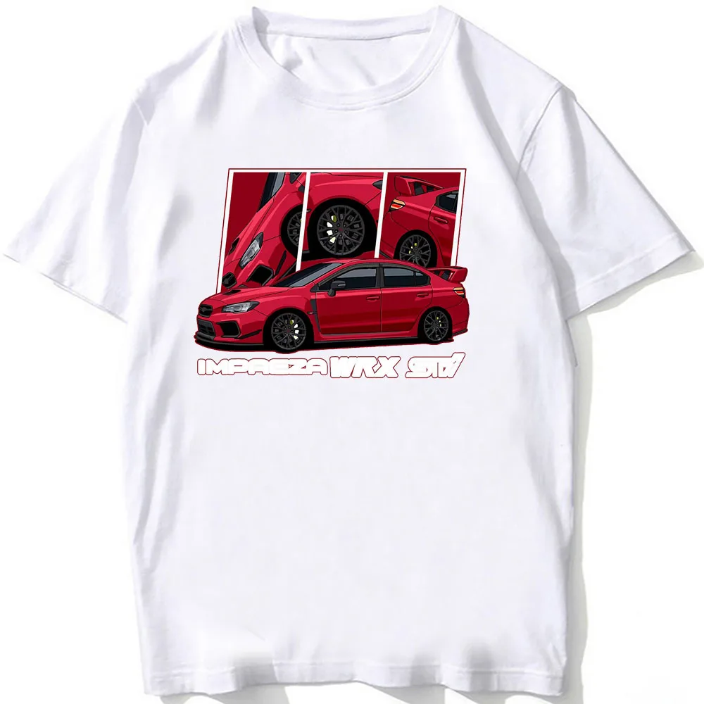 Anatomy JDM Sport Racing Impreza WRX STI T Shirt New Men Short Sleeve Impreza GC8 Legend T-Shirt Hip Hop Boy Casual White Tees