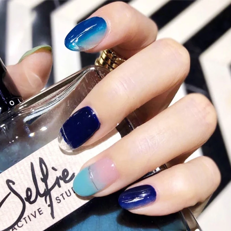 Vendeeni-طلاء أظافر جل مسحوق معدني عالي الكثافة ، طلاء لامع بالأشعة فوق البنفسجية ، طلاء مانيكير ، ورنيش ، ذهبي وفضي ، 3 ألوان لكل مجموعة