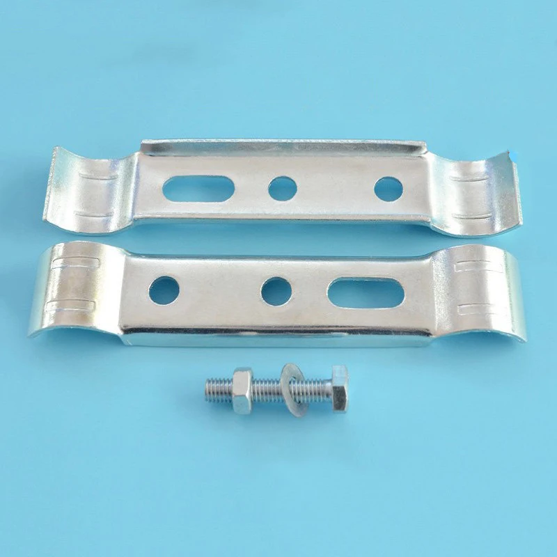 

Flat plate installation castor clamp plate galvanized castor upper lower 28MM Parallel pipe connector