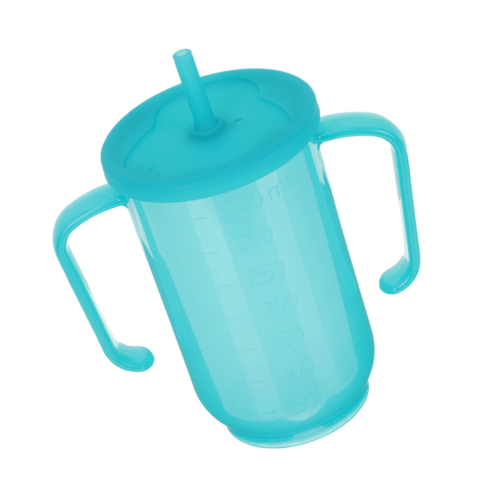 

Convalescent Feeding Cup Adult Straw Cup Rotatable Lid Spill Proof Drinking Aids for Elderly Disabled Bedridden Patients