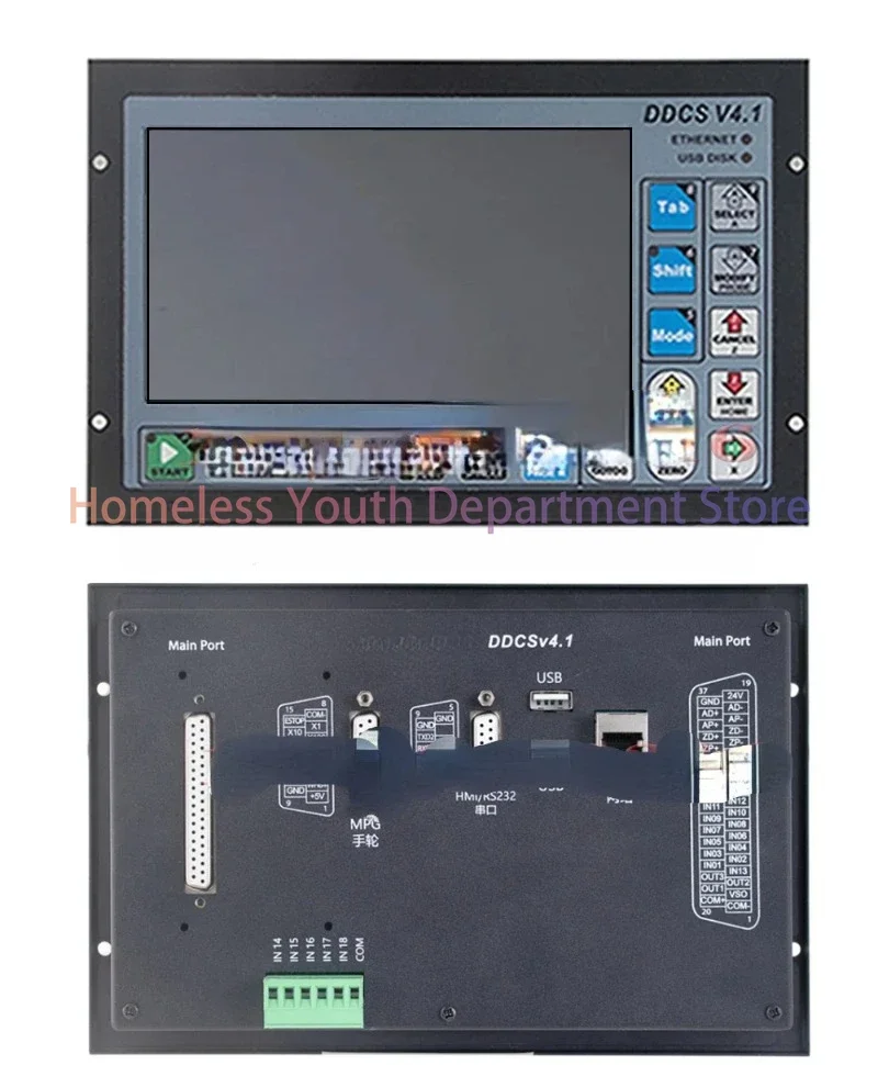 Ddcsv3.1/Ddcsv4.1 Independent Motion Controller Offline Controller Supports 3/4 Axis Usb Cnc Controller Interface