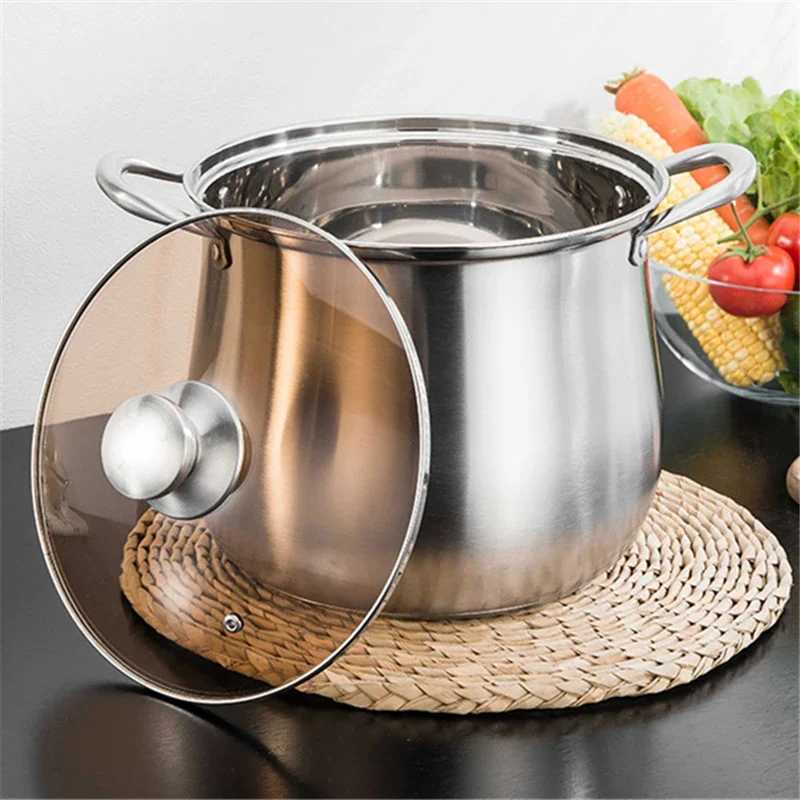 Cooking pot household induction cooker Stainless steel Special for large capacity Meat pot Stewed chicken soup hot pot