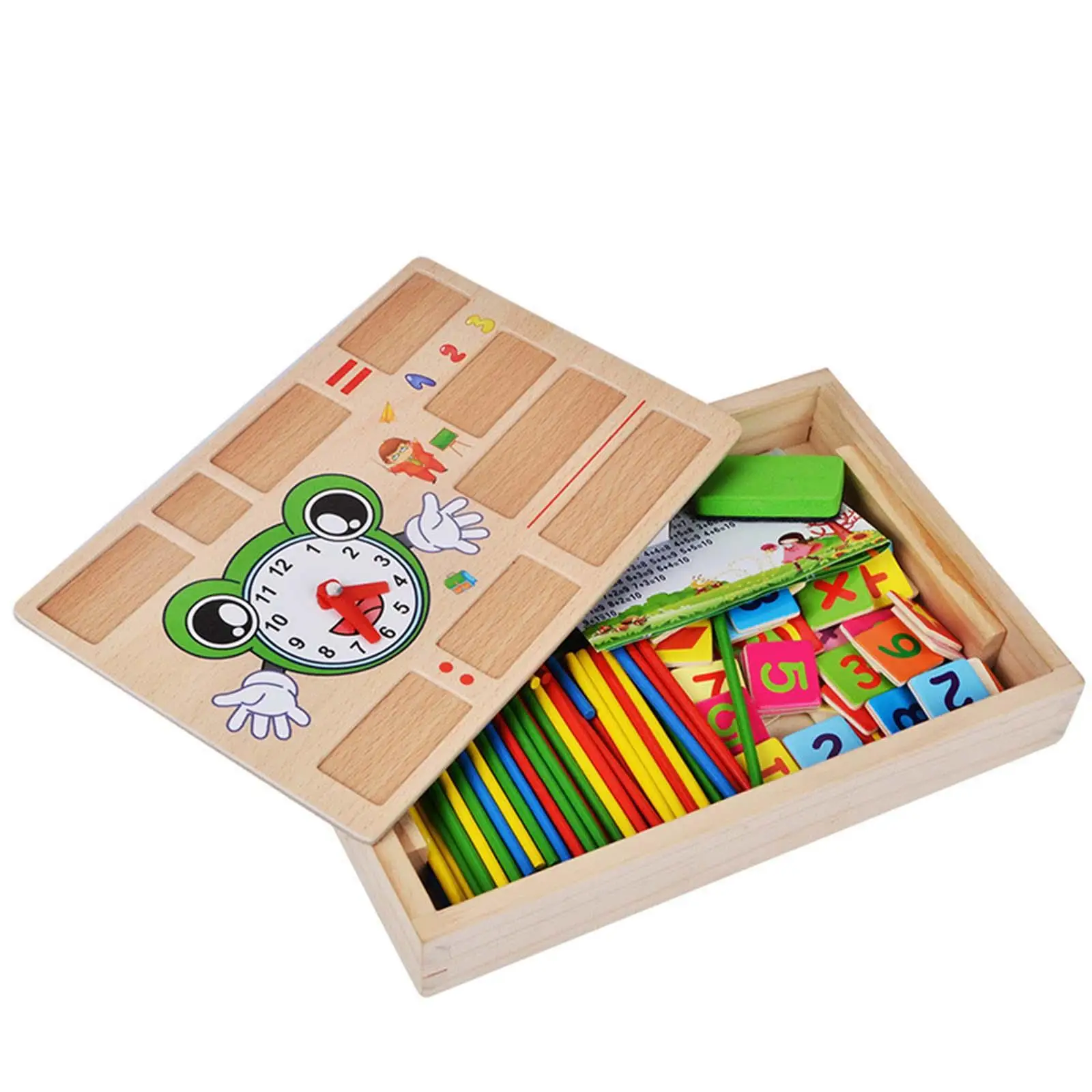 

Counting digital block and Sticks Division Activity Toy Wooden Blocks Number