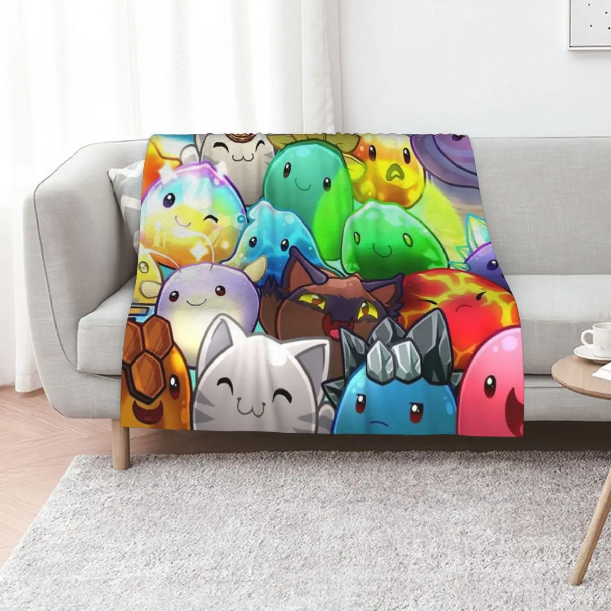 Slime rancher Throw Blanket Hair Beautifuls Summer Beddings Sofa Quilt Plaid Flannels Blankets
