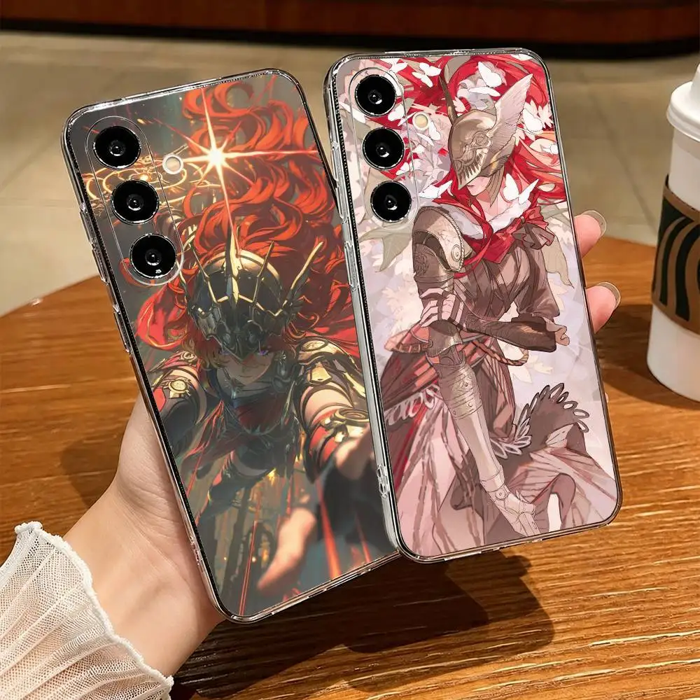 Game Elden Rings M-Malenia Phone Case For SamsungA10,12,20,21S,30,31,40,50,51,52,70,71 Transparent Cover